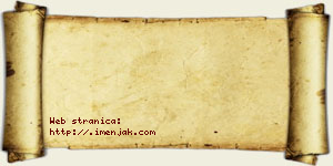 Lana Bilbija vizit kartica